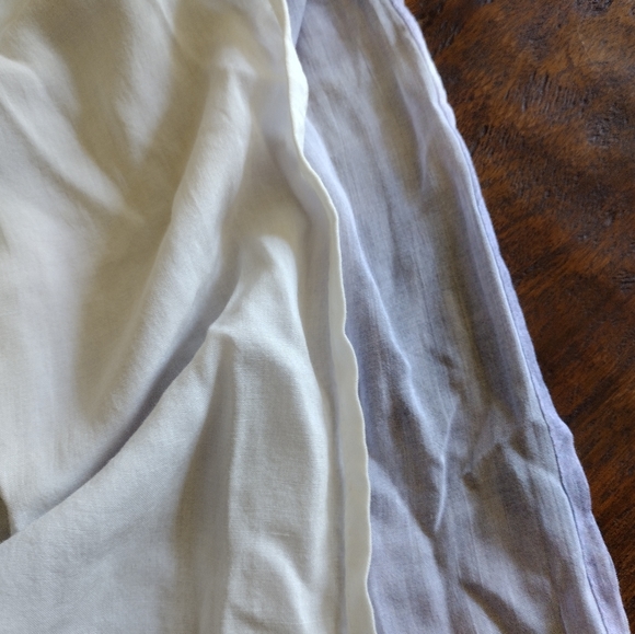 Bella Dahl Purple Lilac Cream Tie Dye Midi Dress Size Medium - Picture 6 of 9